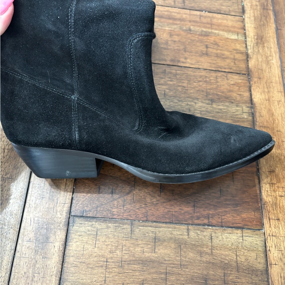 Marc Fisher Black Suede Long boots - Picture 3 of 8